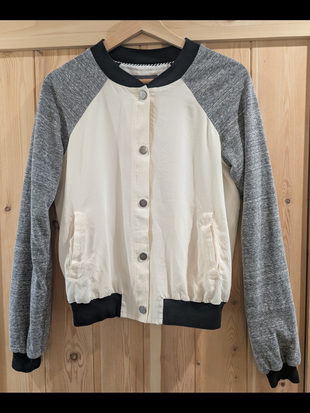 PJK Patterson J. Kincaid 100% Silk Bomber - Picture 2 of 8
